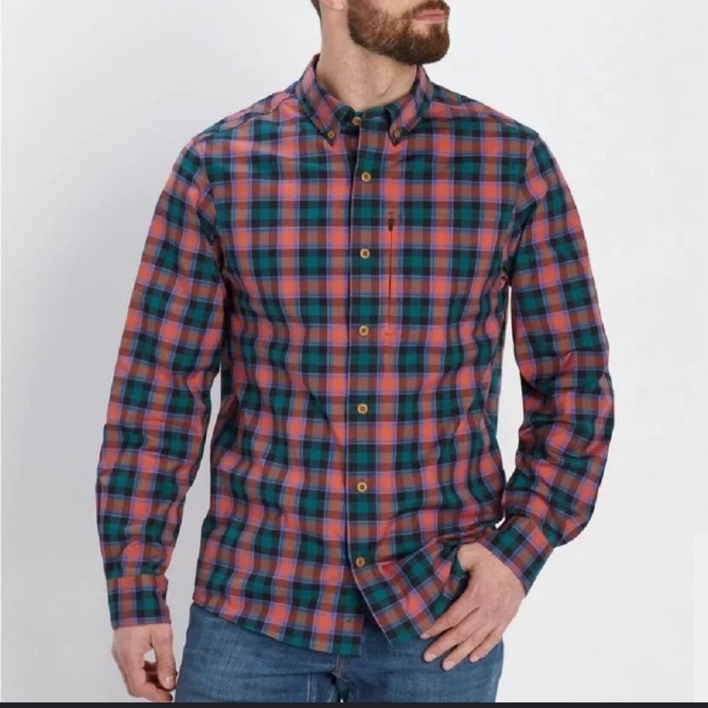 💙DULUTH TRADING CO BUTTON UP